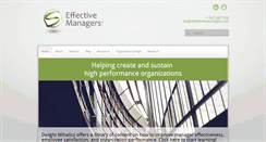 Desktop Screenshot of effectivemanagers.com