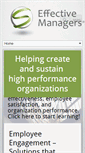 Mobile Screenshot of effectivemanagers.com